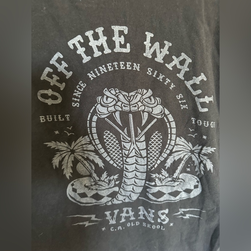 Vans Black Graphic Men's Tee